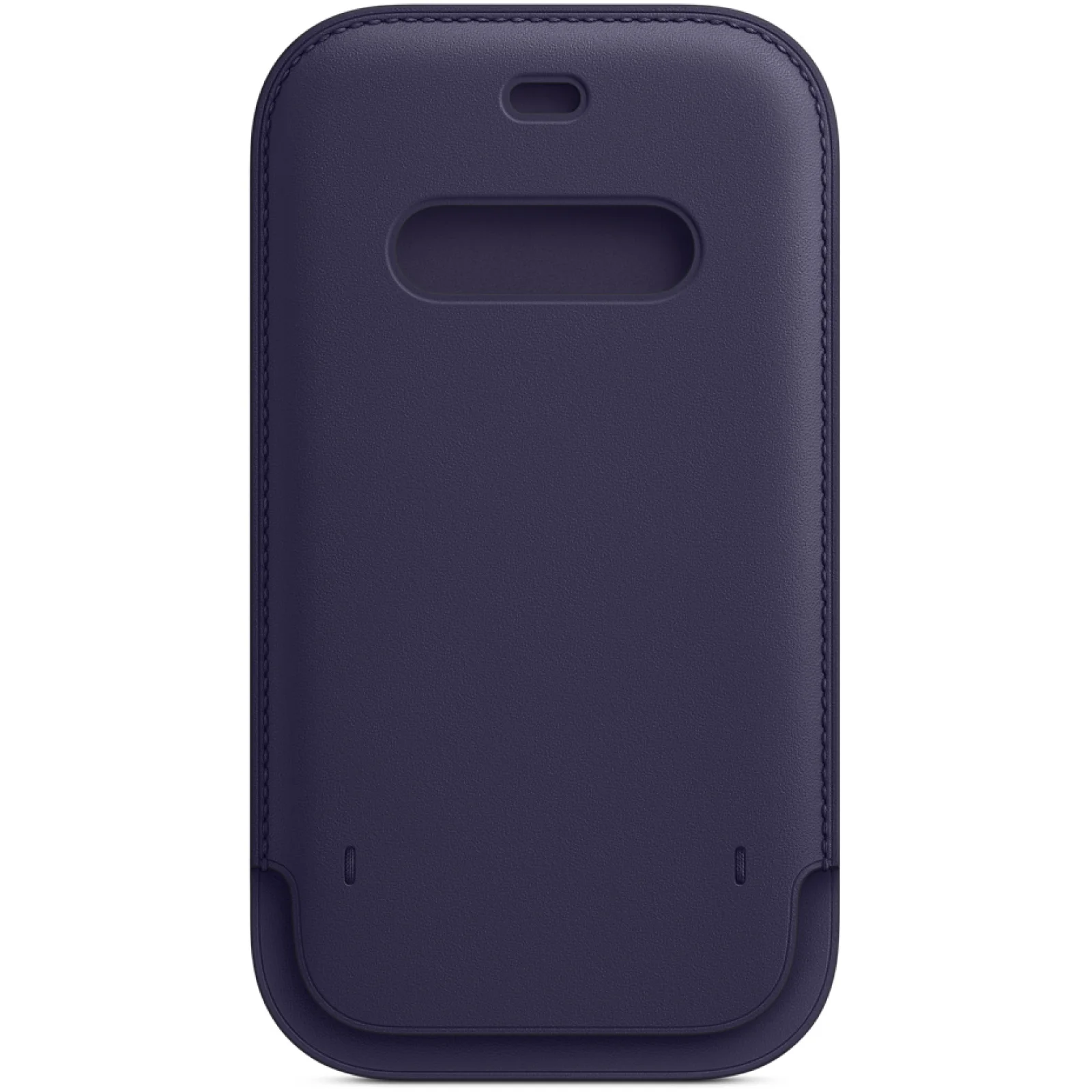Чехол Apple iPhone 12, iPhone 12 Pro Leather Sleeve with MagSafe Deep Violet (MK0A3)