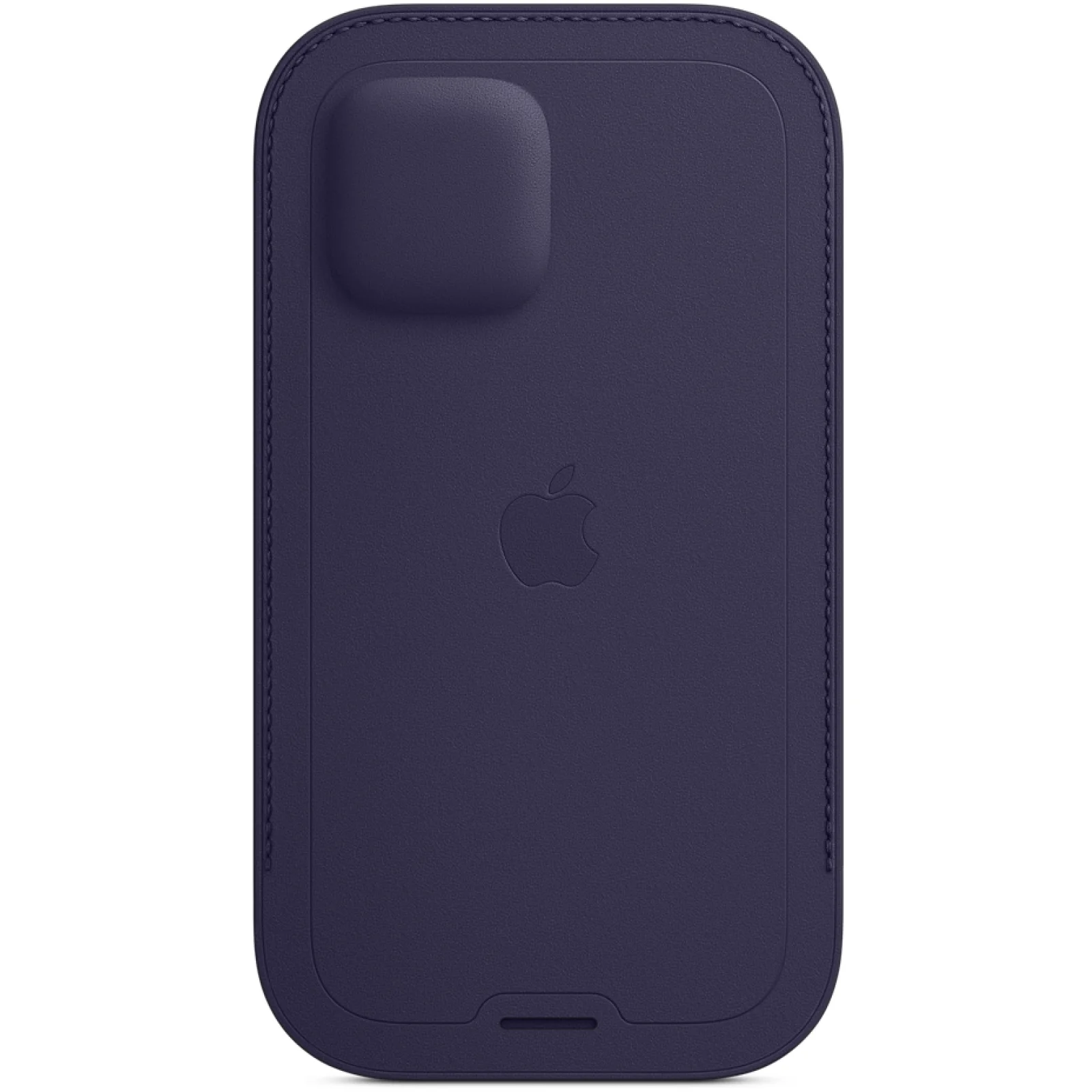Чехол Apple iPhone 12, iPhone 12 Pro Leather Sleeve with MagSafe Deep Violet (MK0A3)