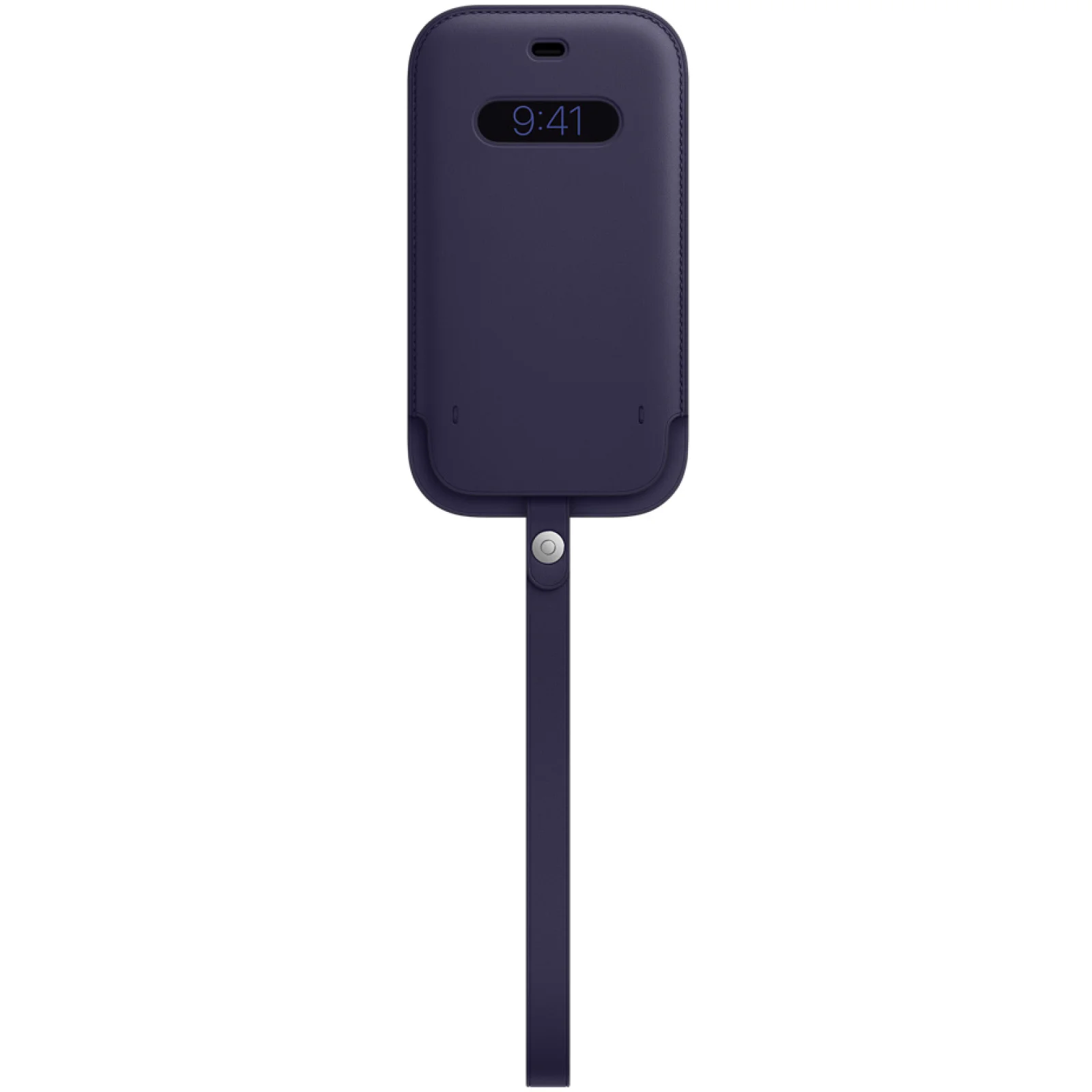 Чехол Apple iPhone 12, iPhone 12 Pro Leather Sleeve with MagSafe Deep Violet (MK0A3)