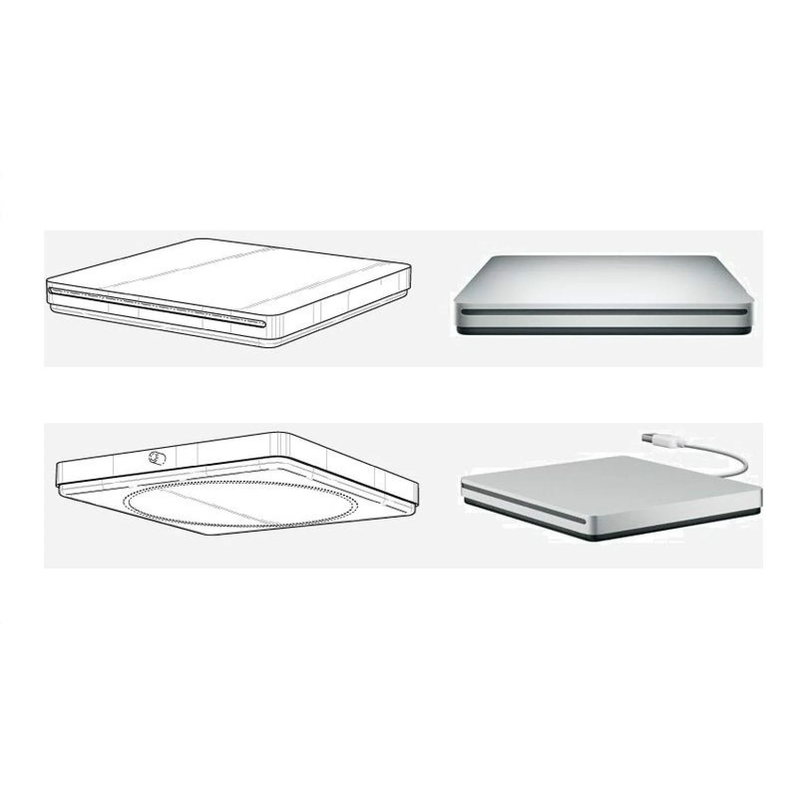 Дисковод Apple USB SuperDrive MC684