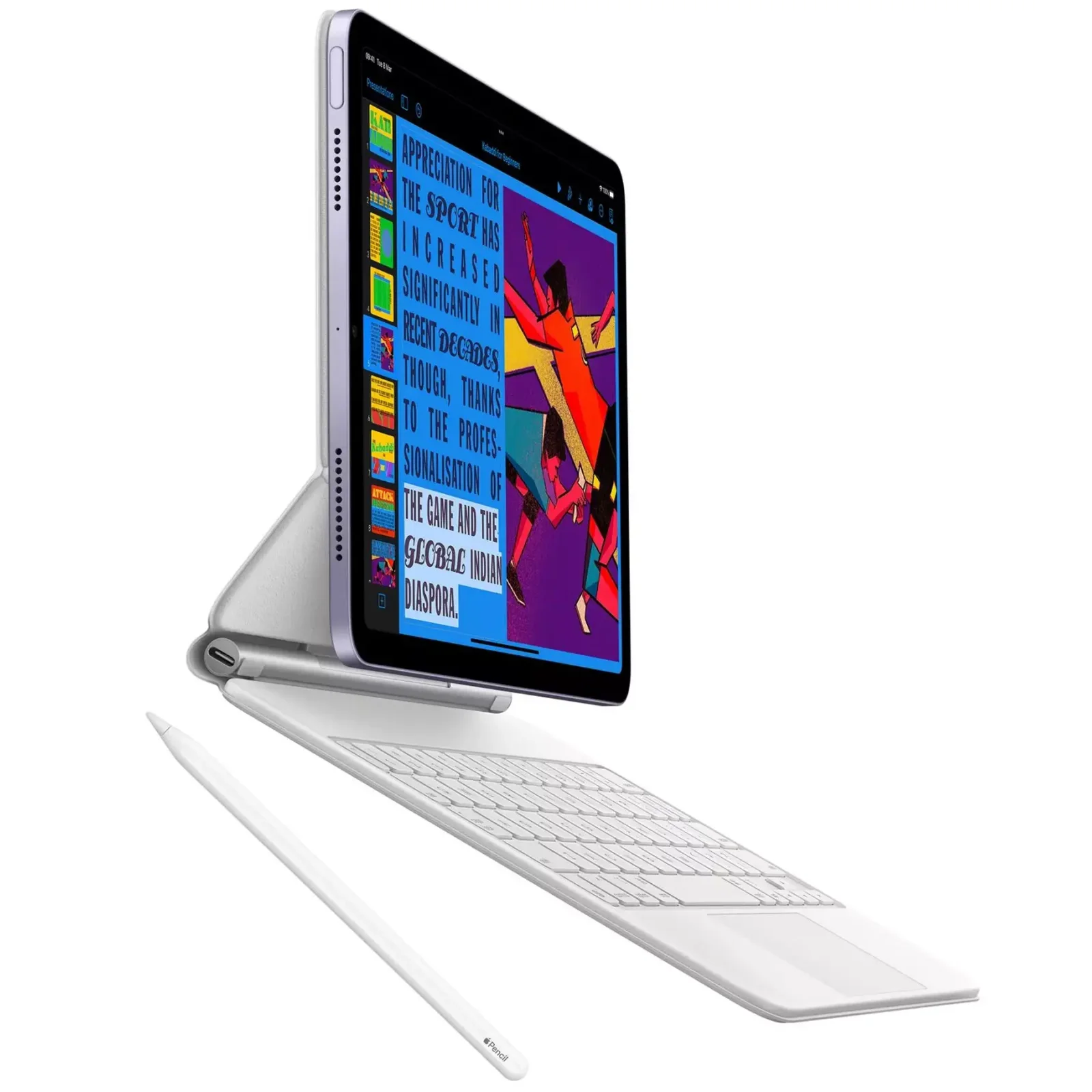 Планшет Apple iPad Air 10.9 2022 Wi-Fi 256GB Starlight (MM9P3)