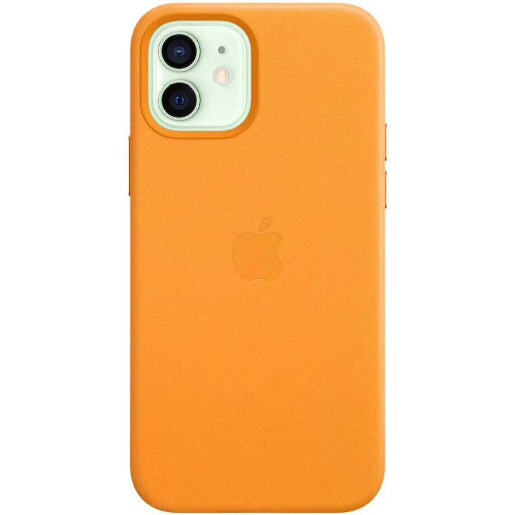 Чохол Apple iPhone 12, iPhone 12 Pro Leather Case California Poppy (HQCo)