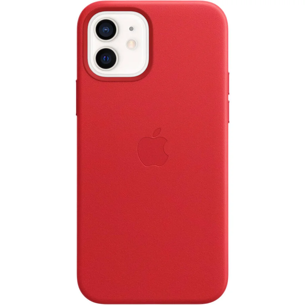Чохол Apple iPhone 12, iPhone 12 Pro Leather Case Red (HQCo)