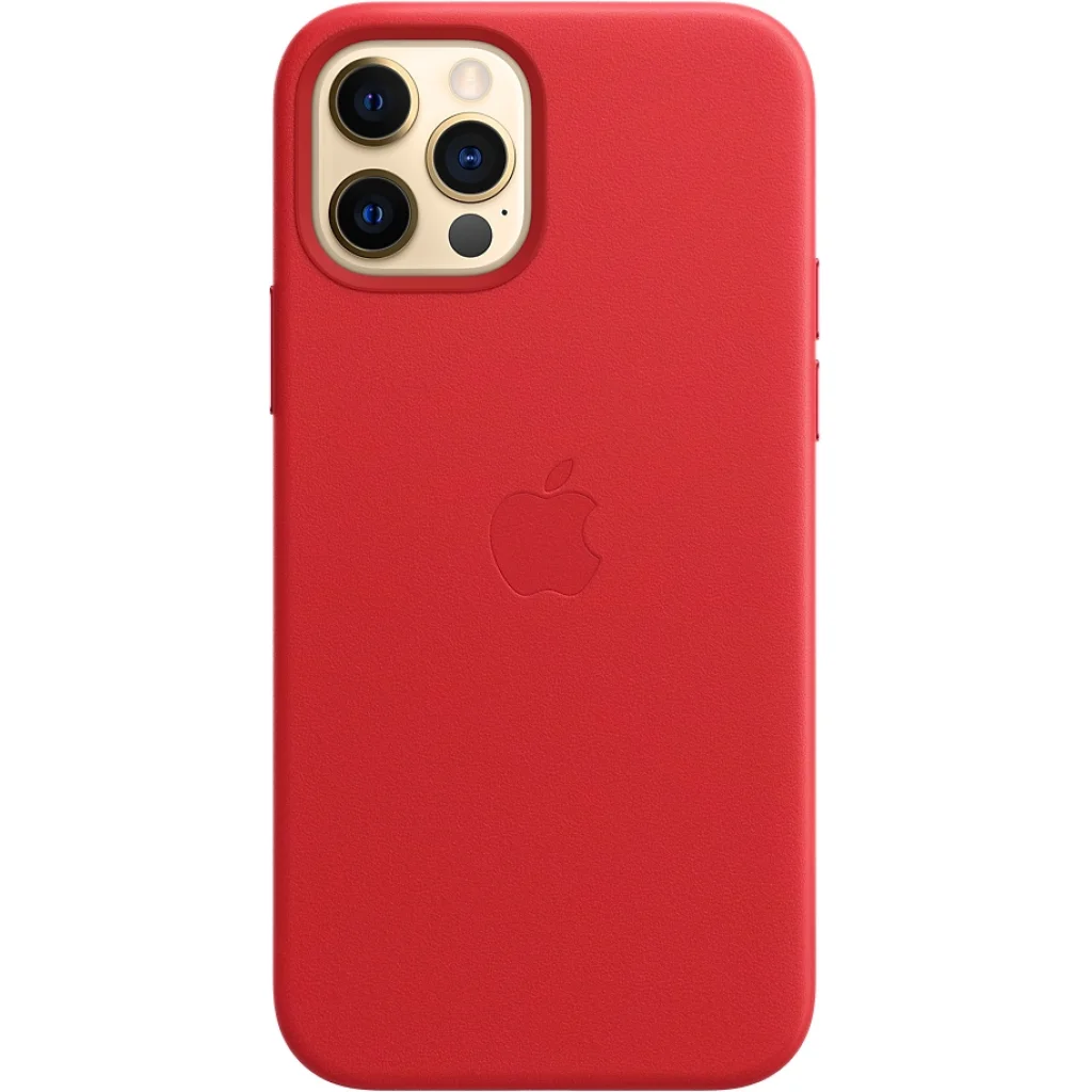 Чохол Apple iPhone 12, iPhone 12 Pro Leather Case Red (HQCo)