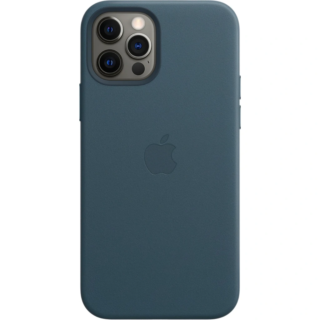 Чохол Apple iPhone 12, iPhone 12 Pro Leather Case Baltic Blue (HQCo)