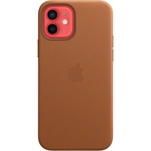 Колір: Коричневий - Чохол Apple iPhone 12, iPhone 12 Pro Leather Case Saddle Brown (HQCo)