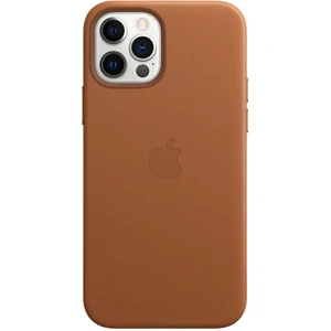 Цвет: Коричневый - Чехол Apple iPhone 12 Pro Max Leather Case Saddle Brown (HQCo)