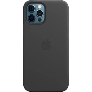 Цвет: Черный - Чехол Apple iPhone 12 Pro Max Leather Case Black (HQCo)