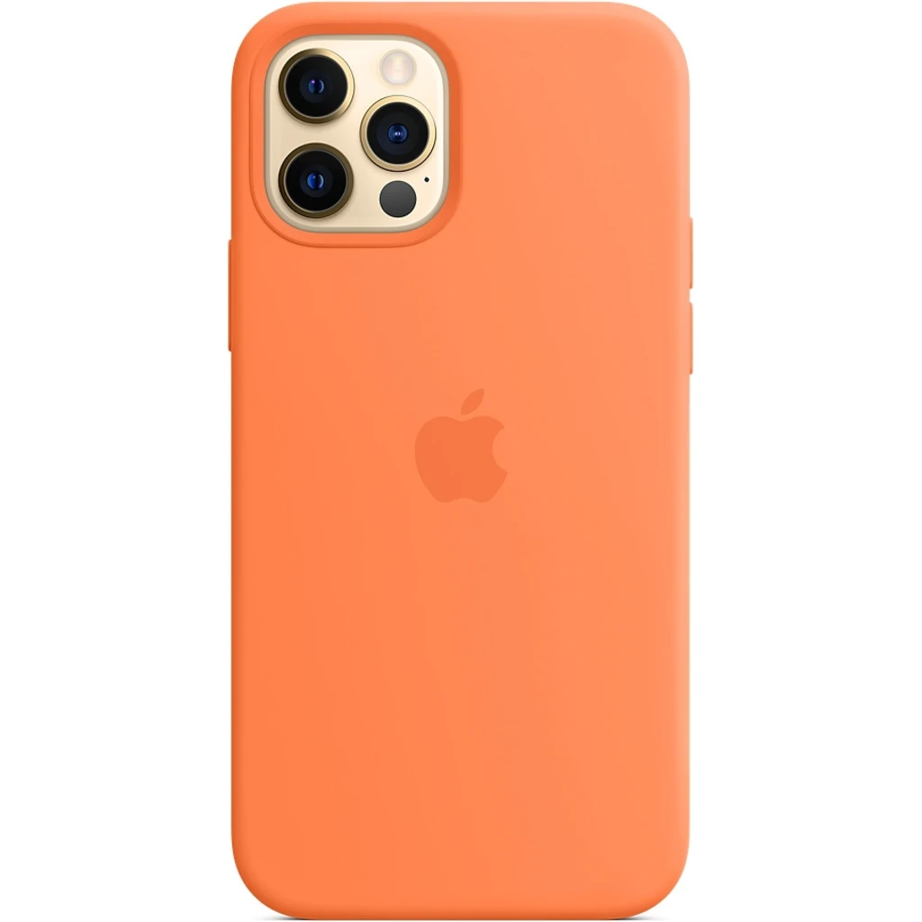 Чехол Apple iPhone 12, iPhone 12 Pro Silicone Case with MagSafe Kumquat (HQCo)