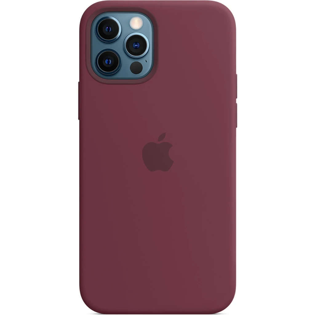 Чехол Apple iPhone 12 Pro Max Silicone Case with MagSafe Plum (HQCo)
