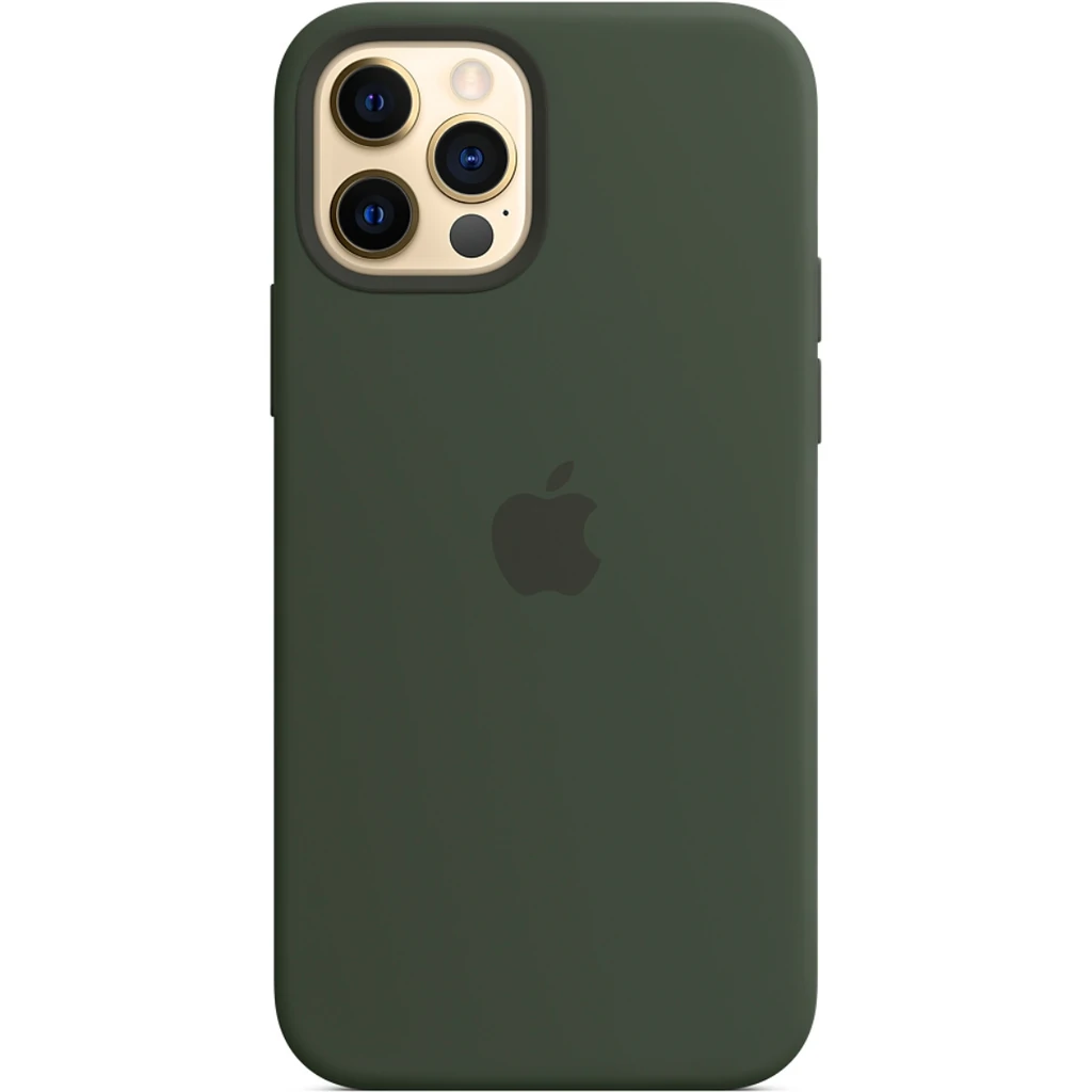 Чехол Apple iPhone 12, iPhone 12 Pro Silicone Case with MagSafe Cyprus Green (HQCo)