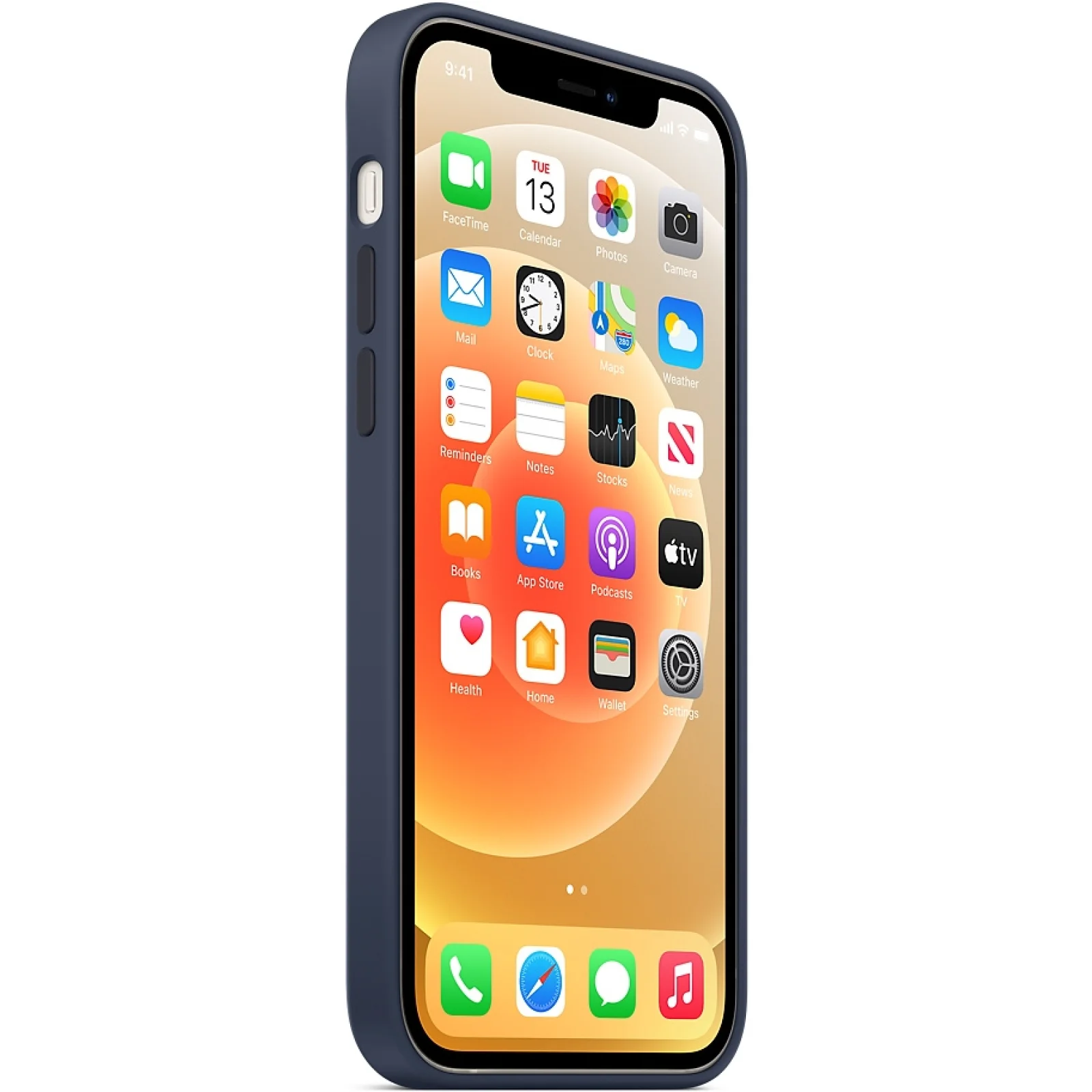 Чохол Apple iPhone 12 Pro Max Silicone Case with MagSafe Deep Navy (HQCo)