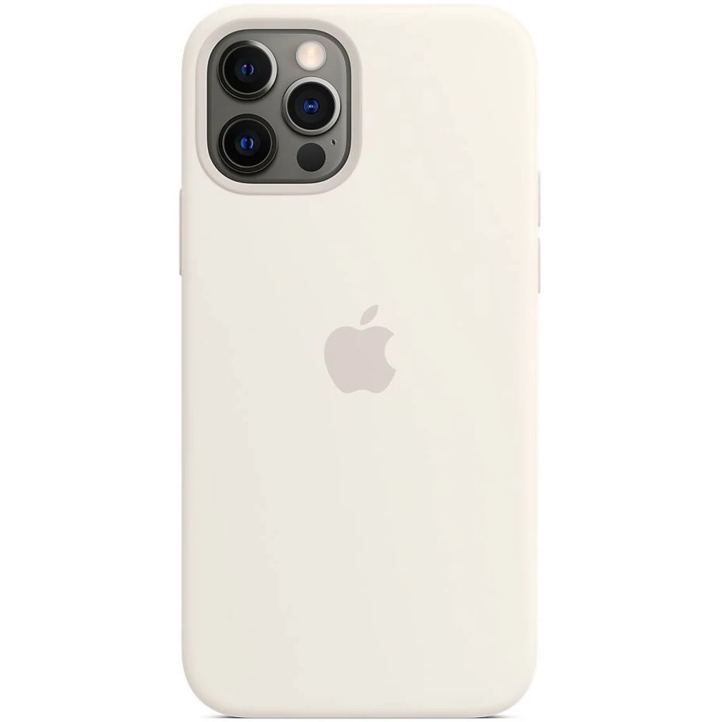 Чехол Apple iPhone 12 Pro Max Silicone Case with MagSafe White (HQCo)
