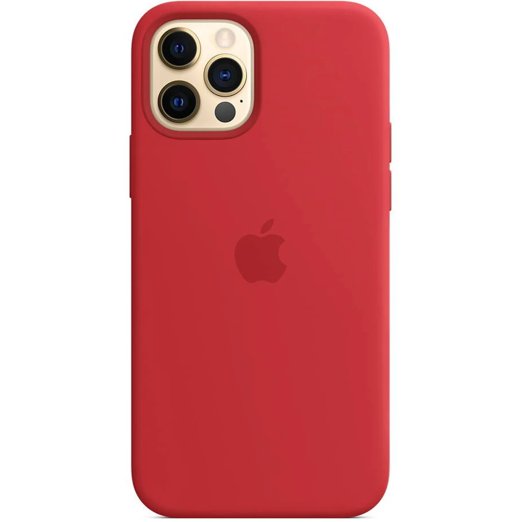 Чехол Apple iPhone 12, iPhone 12 Pro Silicone Case with MagSafe Red (HQCo)