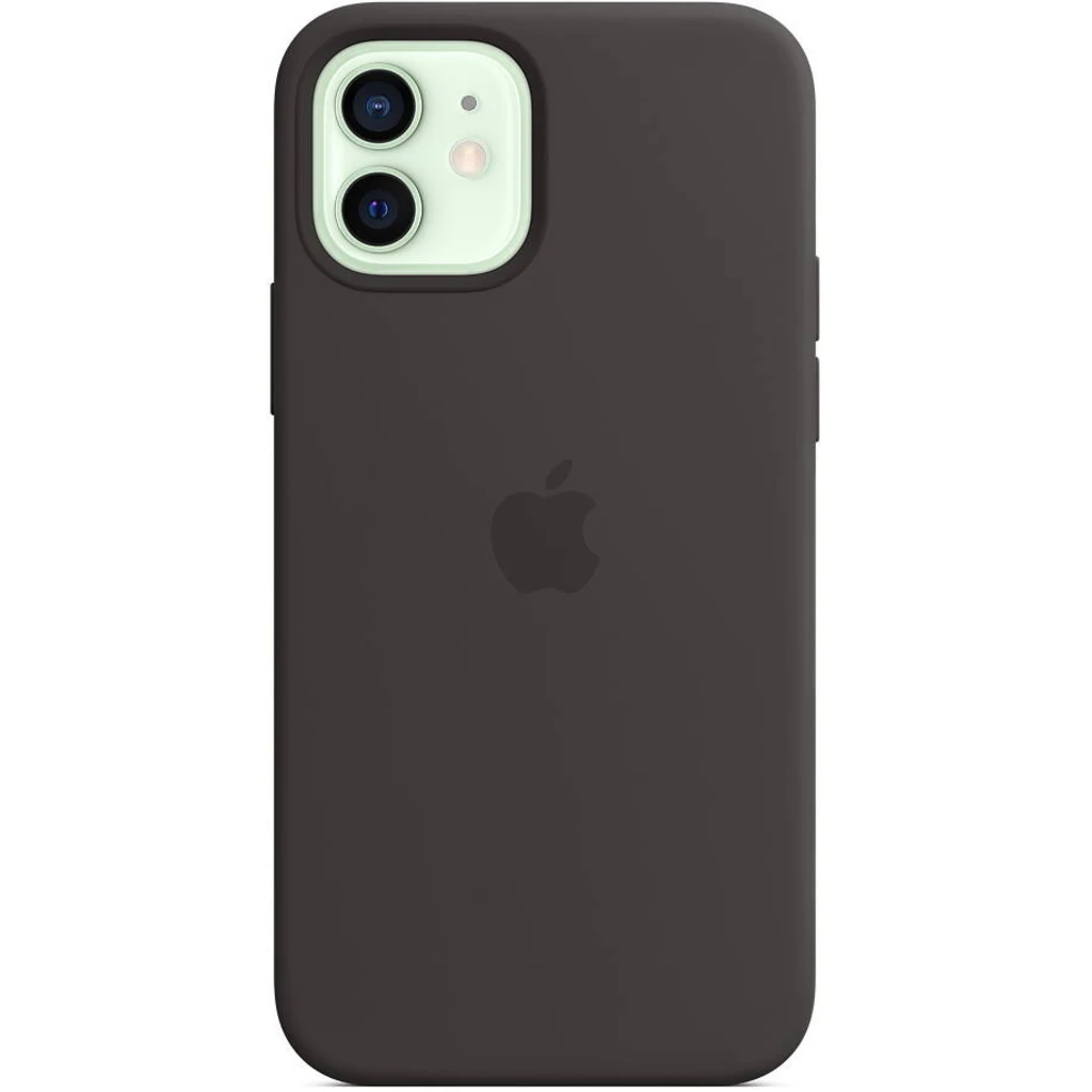 Чехол Apple iPhone 12, iPhone 12 Pro Silicone Case with MagSafe Black (HQCo)