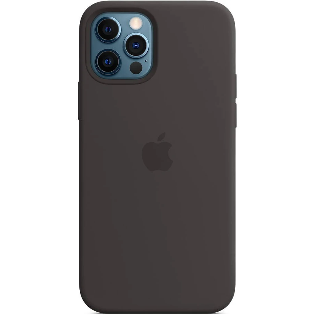 Чехол Apple iPhone 12, iPhone 12 Pro Silicone Case with MagSafe Black (HQCo)