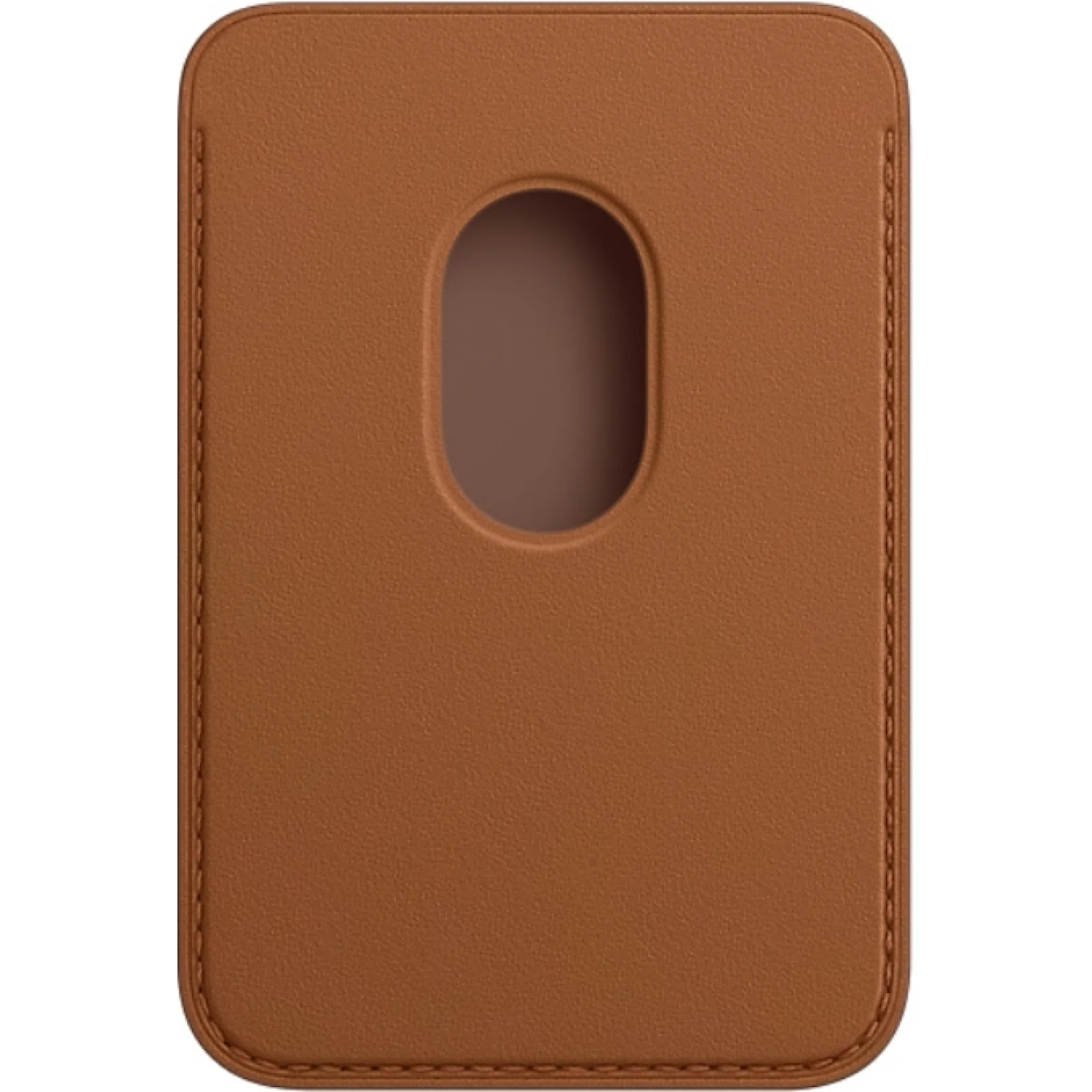Чехол для пластиковых карт Apple iPhone Leather Wallet with MagSafe - Saddle Brown (MHLT3)