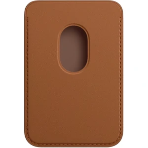 Чехол для пластиковых карт Apple iPhone Leather Wallet with MagSafe - Saddle Brown (MHLT3)