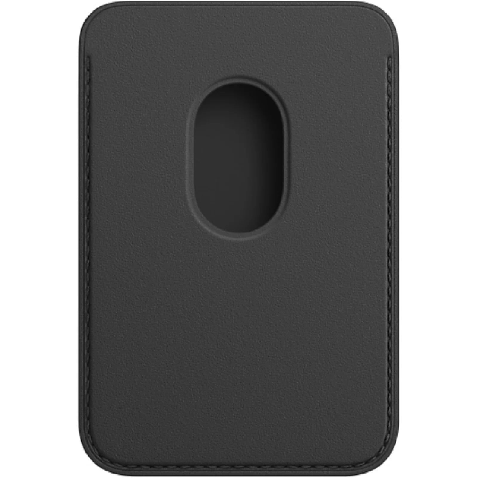 Чехол для пластиковых карт Apple iPhone Leather Wallet with MagSafe - Black (MHLR3)