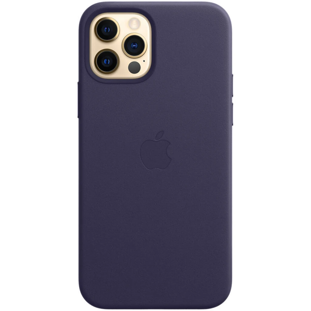 Чохол Apple iPhone 12, iPhone 12 Pro Leather Case with MagSafe Deep Violet (MJYR3)