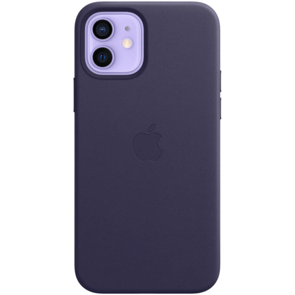 Чохол Apple iPhone 12, iPhone 12 Pro Leather Case with MagSafe Deep Violet (MJYR3)