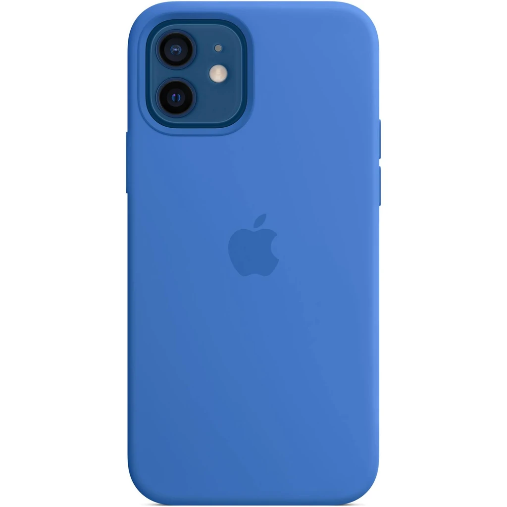Чехол Apple iPhone 12, iPhone 12 Pro Silicone Case with MagSafe Capri Blue (HQCo)