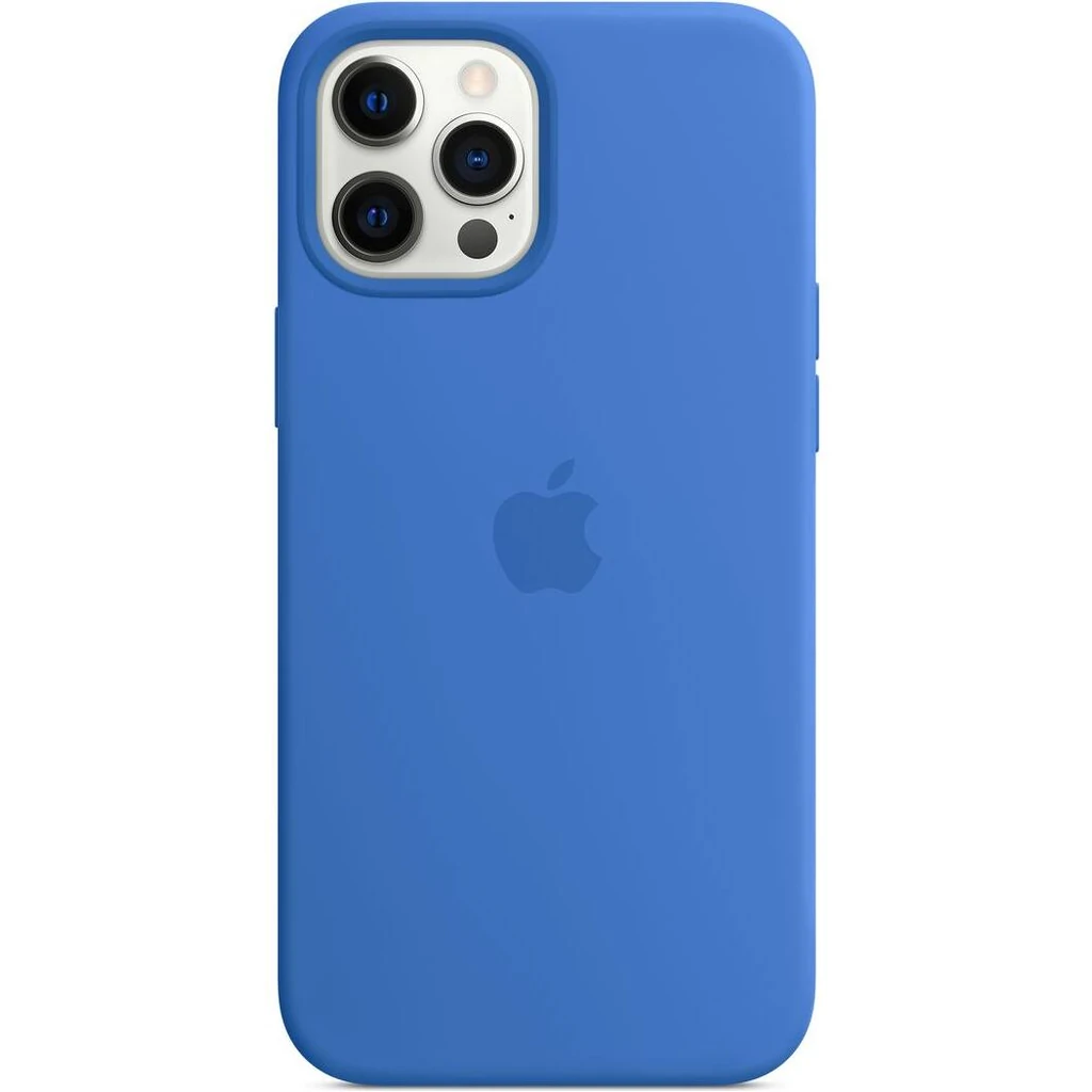 Чехол Apple iPhone 12, iPhone 12 Pro Silicone Case with MagSafe Capri Blue (HQCo)
