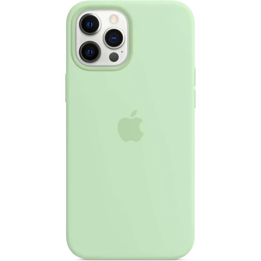 Чехол Apple iPhone 12 Pro Max Silicone Case with MagSafe Pistachio (HQCo)