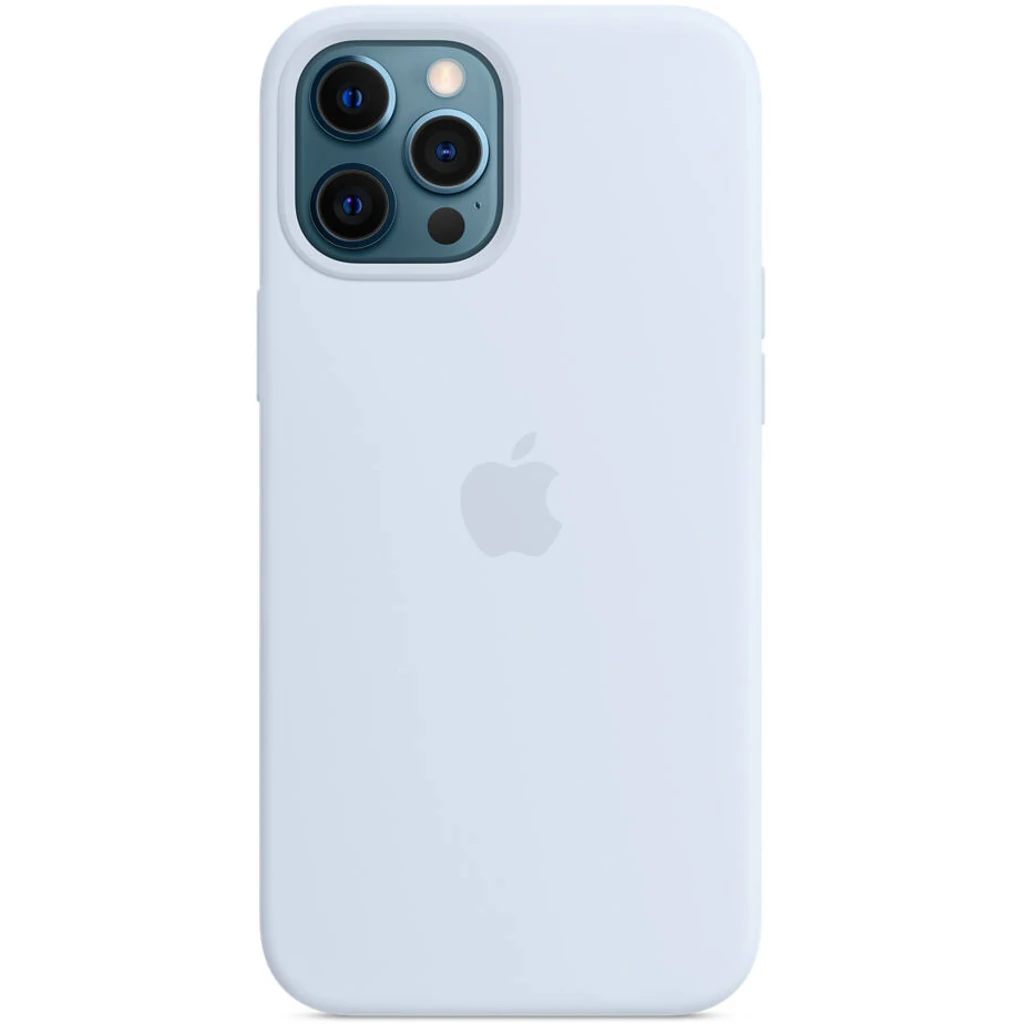 Чехол Apple iPhone 12 Pro Max Silicone Case with MagSafe Cloud Blue (HQCo)