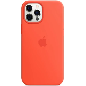 Чехол Apple iPhone 12 Pro Max Silicone Case with MagSafe Electric Orange (HQCo)