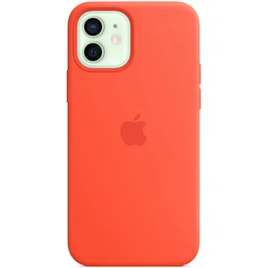 Чехол Apple iPhone 12, iPhone 12 Pro Silicone Case with MagSafe Electric Orange (HQCo)