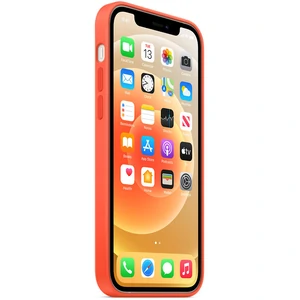 Чехол Apple iPhone 12, iPhone 12 Pro Silicone Case with MagSafe Electric Orange (HQCo)