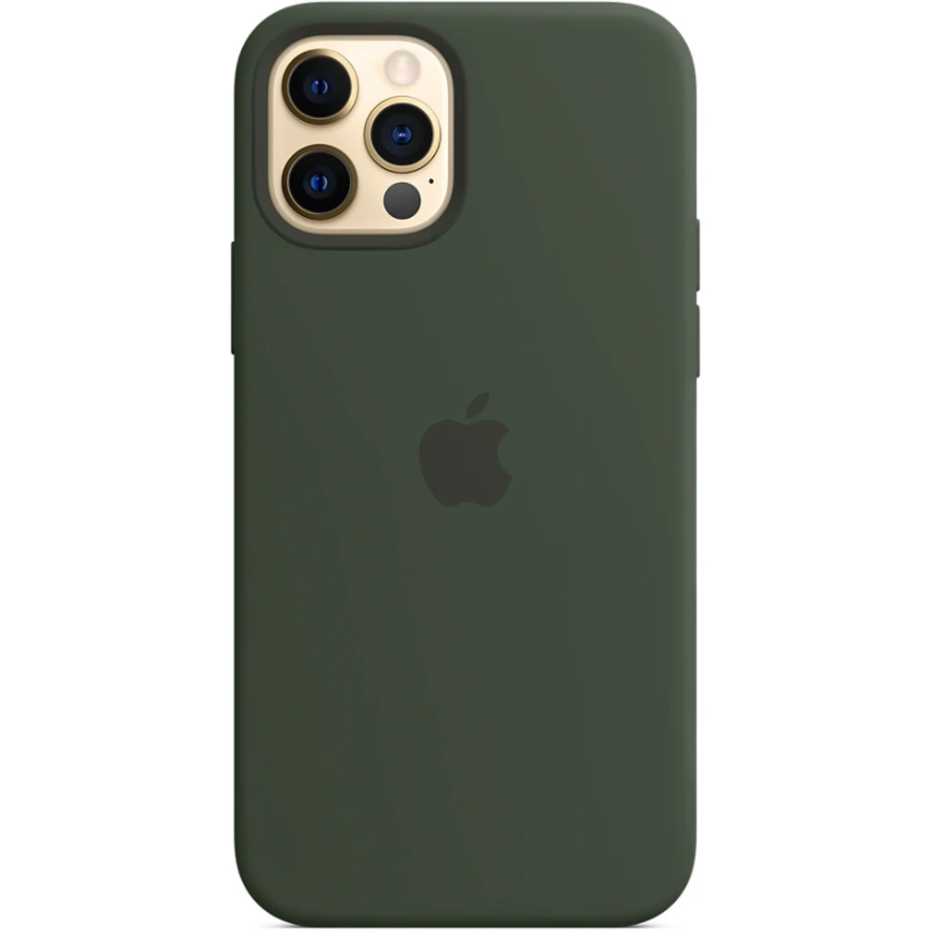 Чехол Apple iPhone 12 Pro Max Leather Case Cyprus Green (HQCo)