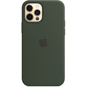 Цвет: Зеленый - Чехол Apple iPhone 12 Pro Max Leather Case Cyprus Green (HQCo)