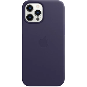 Колір: Фіолетовий - Чохол Apple iPhone 12 Pro Max Leather Case with MagSafe Deep Violet (MJYT3)