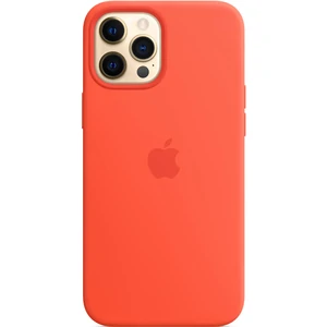 Чохол Apple iPhone 12 Pro Max Silicone Case with MagSafe Electric Orange (MKTX3)