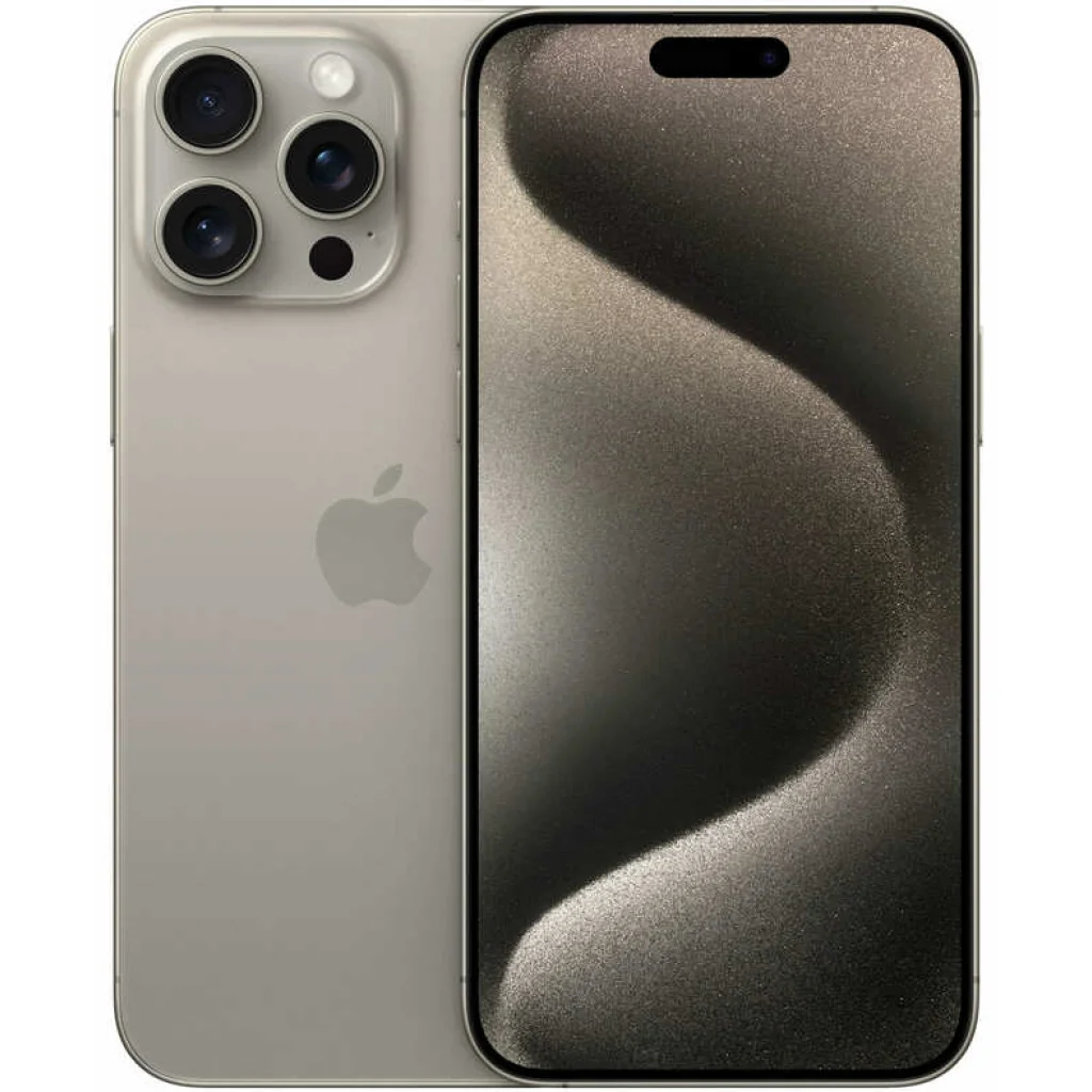 Смартфон Apple iPhone 15 Pro Max 1TB Natural Titanium (MU7J3)