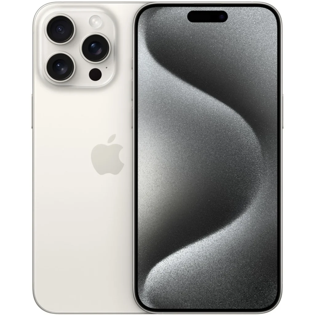 Смартфон Apple iPhone 15 Pro Max 512GB White Titanium (MU7D3)