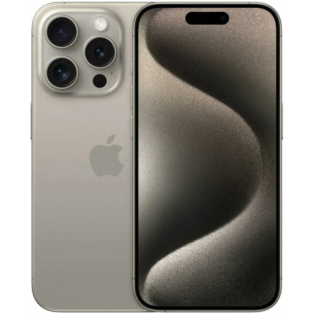 Смартфон Б/В Apple iPhone 15 Pro 128GB Natural Titanium (Ідеальний стан)