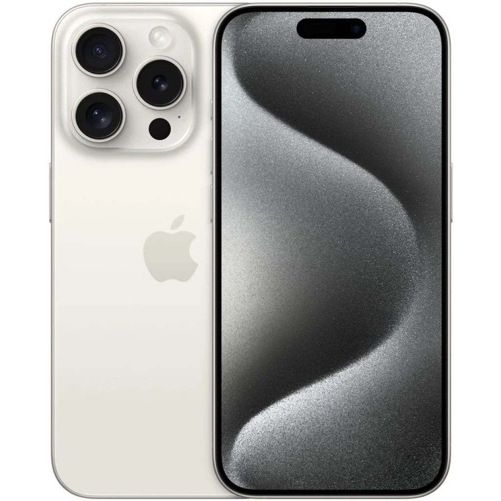 Смартфон Apple iPhone 15 Pro 128GB White Titanium (MTUW3)