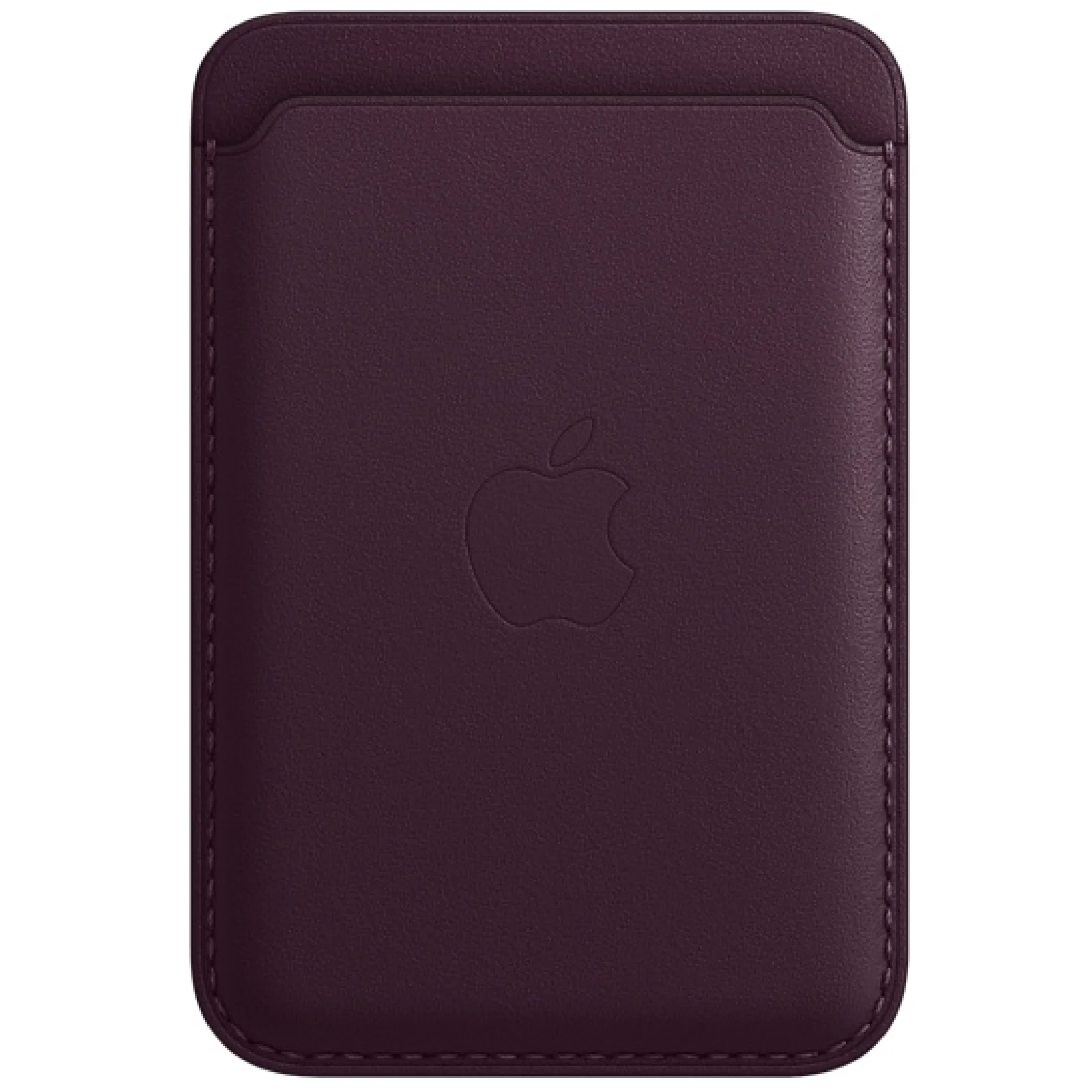 Чехол для пластиковых карт Apple iPhone Leather Wallet with MagSafe Dark Cherry (MM0T3)