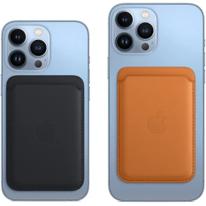 Чехол для пластиковых карт Apple iPhone Leather Wallet with MagSafe Sequoia Green (MM0X3)