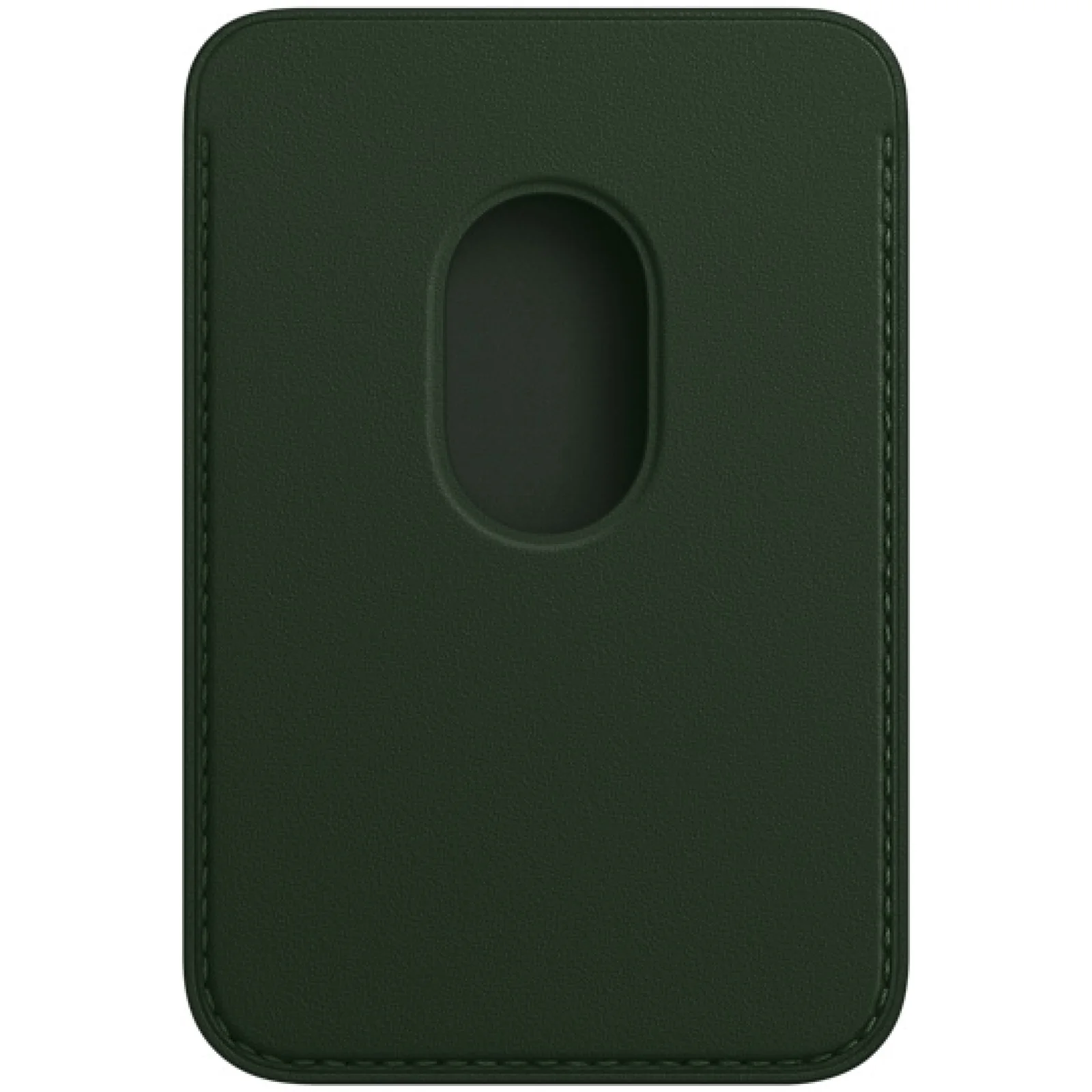Чехол для пластиковых карт Apple iPhone Leather Wallet with MagSafe Sequoia Green (MM0X3)