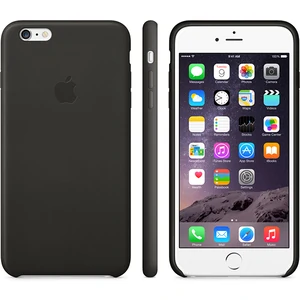 Колір: Чорний - Чохол Apple Leather Case Black для iPhone 6 Plus (MGQX2)
