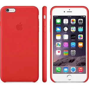 Колір: Червоний - Чохол Apple Leather Case Red для iPhone 6 Plus (MGQY2)