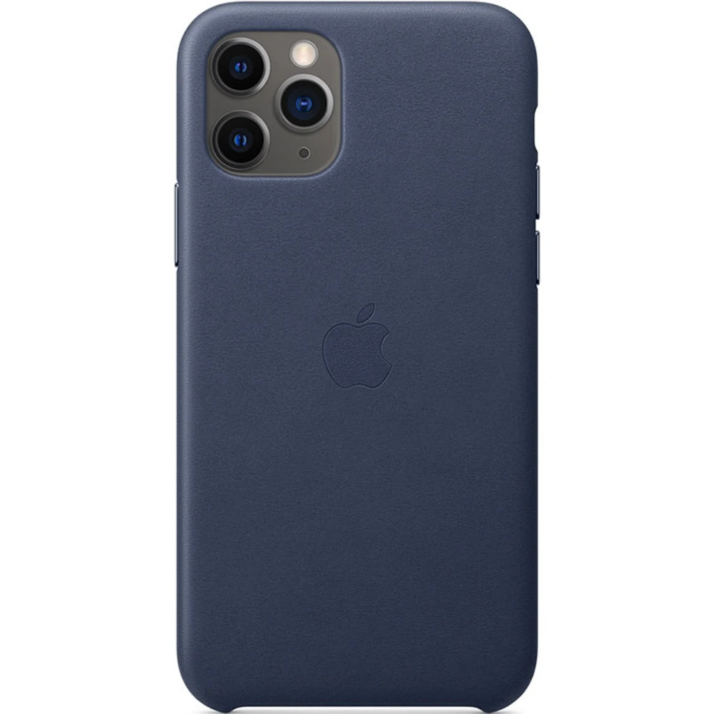 Чехол Apple iPhone 11 Pro Leather Case Midnight Blue (HQCo)
