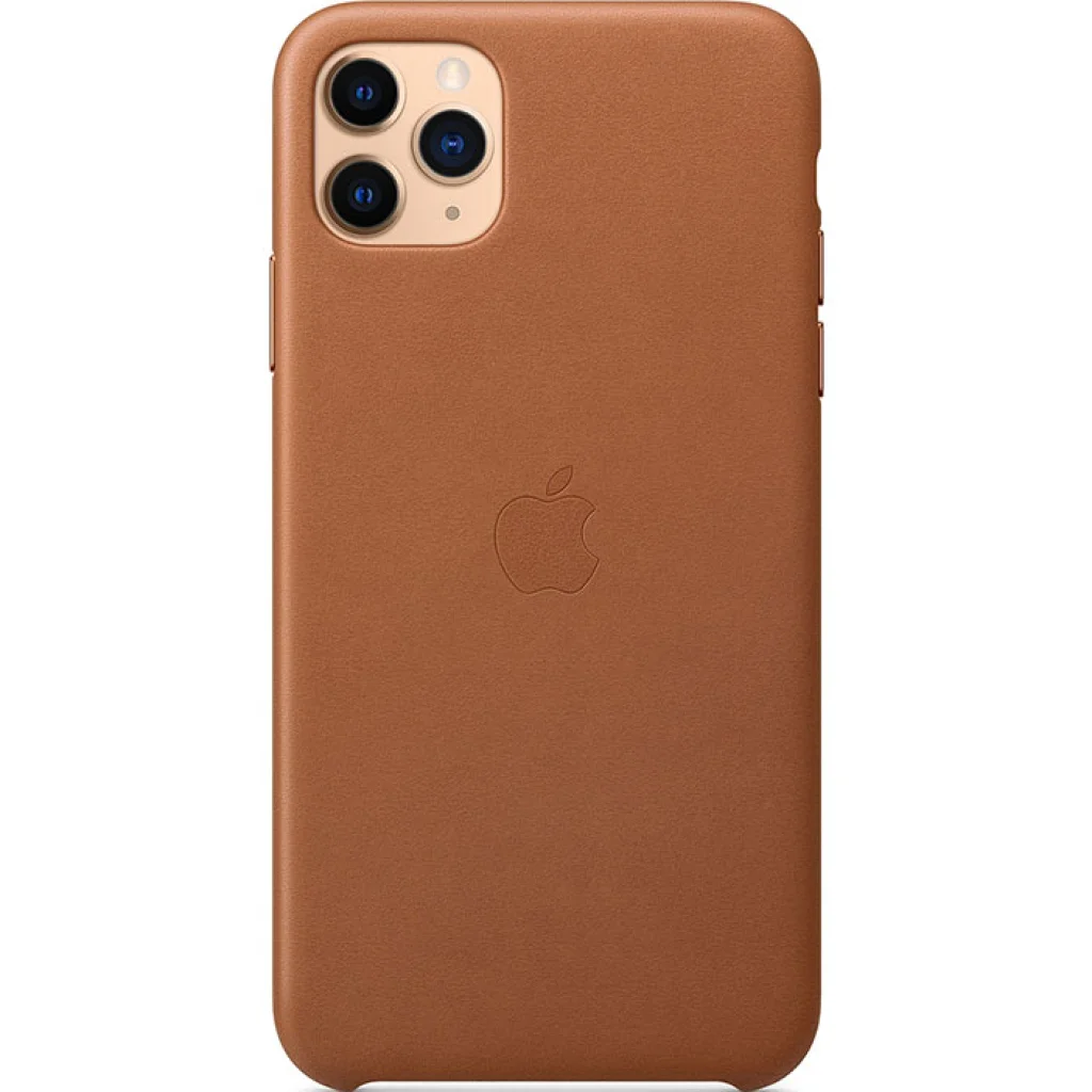 Чехол Apple iPhone 11 Pro Max Leather Case Saddle Brown (HQCo)