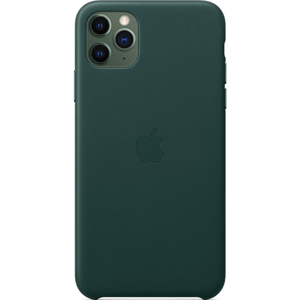 Чехол Apple iPhone 11 Pro Max Leather Case Forest Green