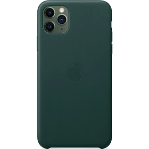 Цвет: Зеленый - Чехол Apple iPhone 11 Pro Max Leather Case Forest Green (MX0C2)