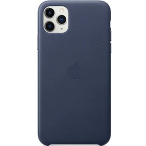 Чехол Apple iPhone 11 Pro Max Leather Case Midnight Blue (HQCo)